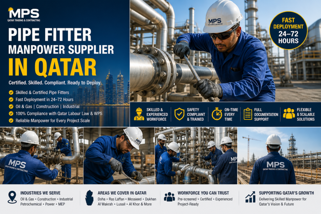 Pipe Fitter Manpower Supplier in Qatar 