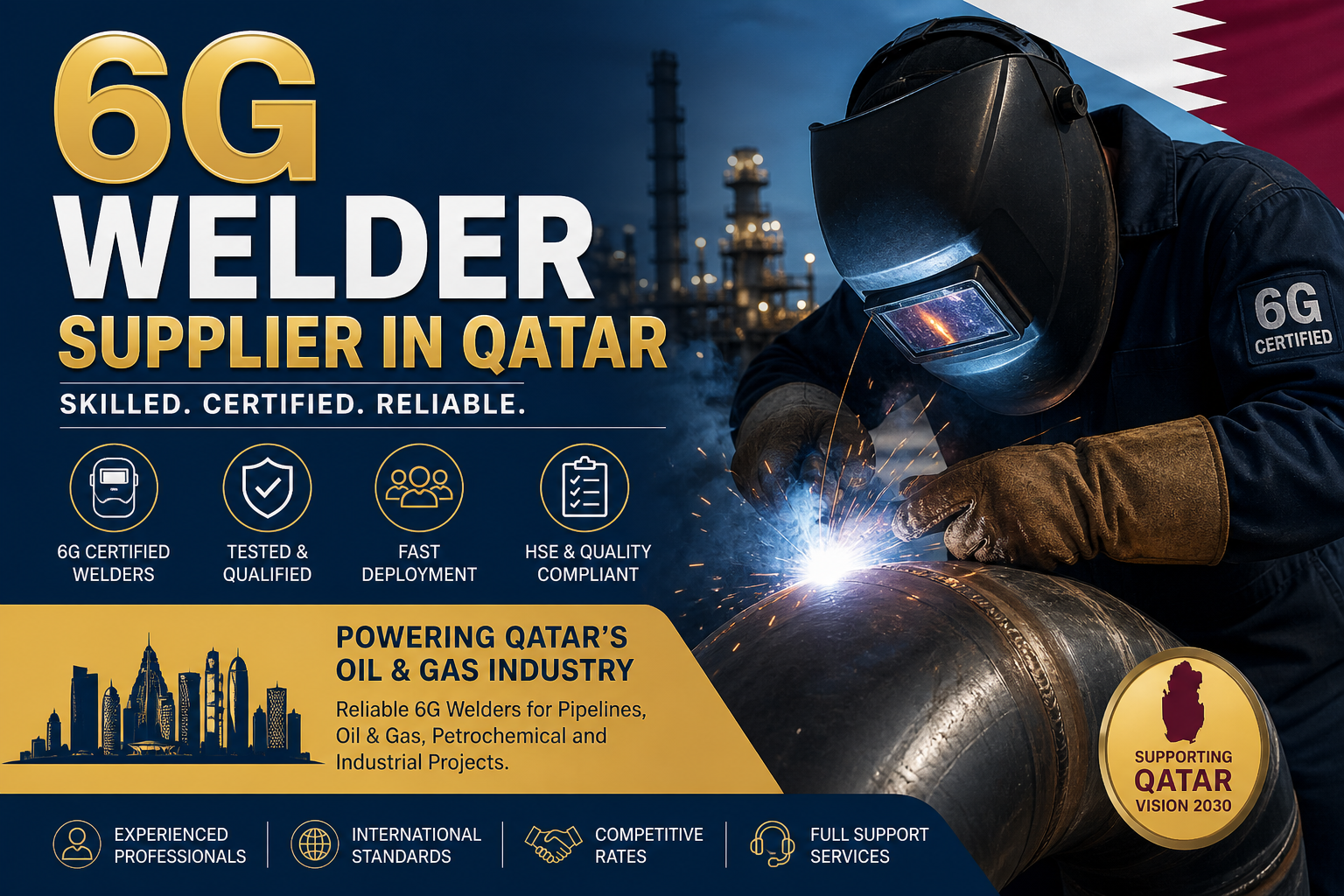 6G Welder Supplier in Qatar